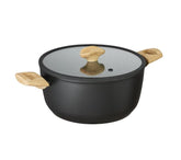 IKEA HUSKNUT Pot With Lid, Black 5 L